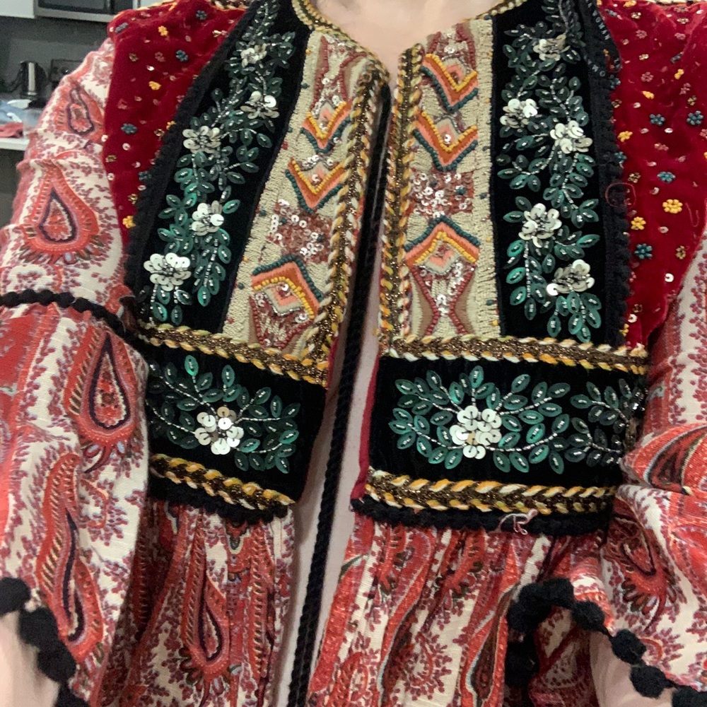 Zara ethnic beaded top - Picture 11 of 16